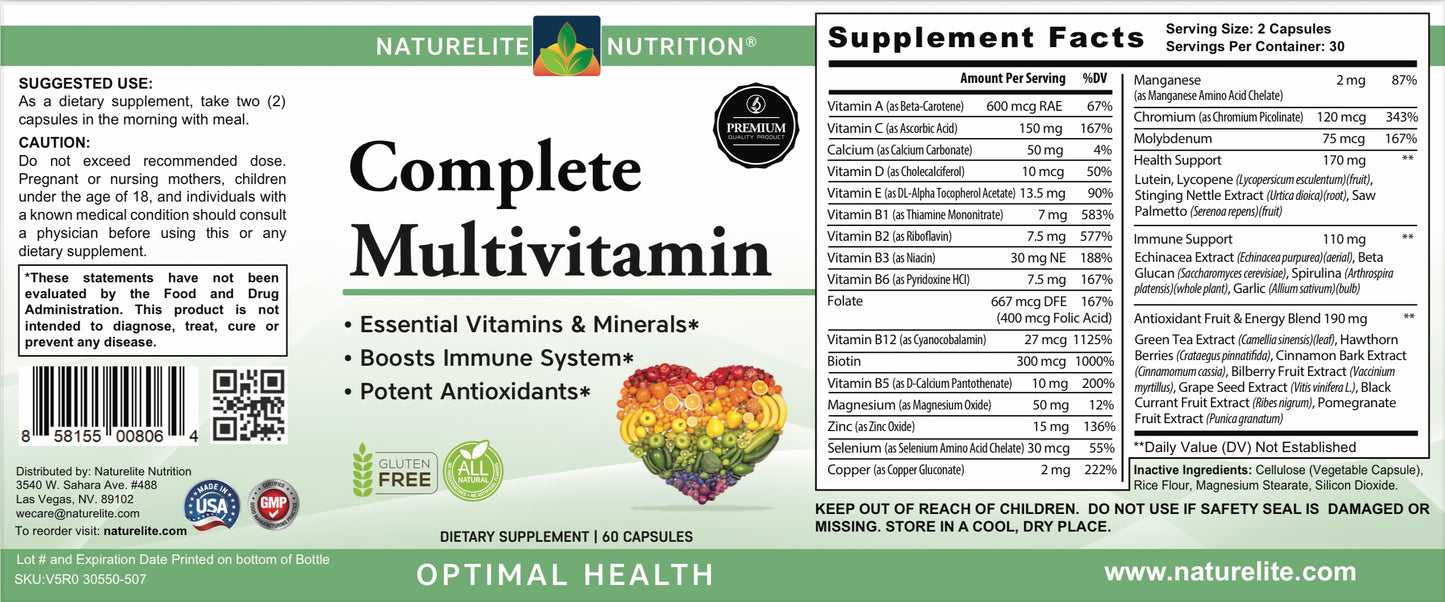 Complete Multivitamin & Mineral