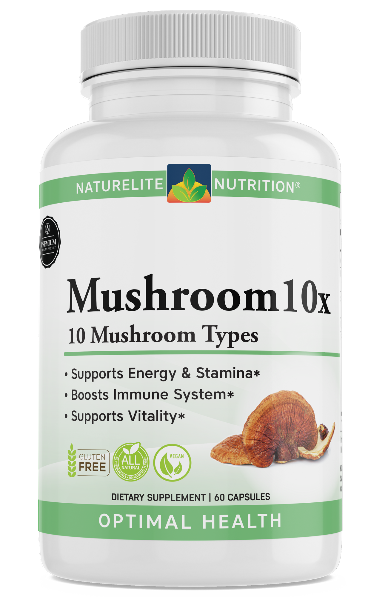 Mushroom 10X – Naturelite Nutrition